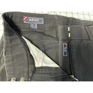 Ariat Breeches Women 32R Black Elite‎ Knee Patch Equestrian Dressage Riding Pant